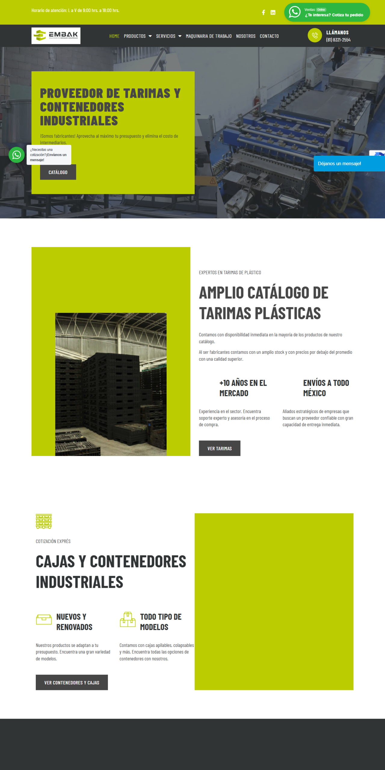 Embak - Sitio Web